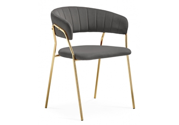 Kamelia 1 dark gray / gold 15470 - фото 6013