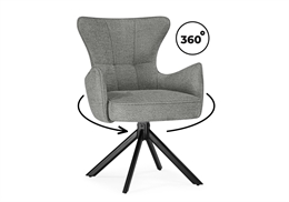 Atlanta gray / black крутящийся 15832