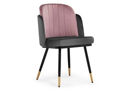 Penelopa dark gray / PINK /  black / gold 15417