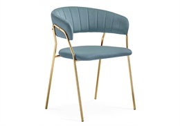 Kamelia 1  light blue /gold 15473