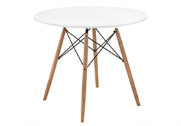 Table 90 white / wood 15364