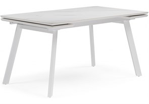 Норман 140 (200) х 80 белый мрамор alpin white / snow white / белый 617085