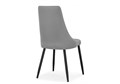 Стул на металлокаркасе Кора темно-серый / черный 517127