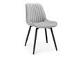 Стул на металлокаркасе Седа К крутящийся светло-серый / черный 502104